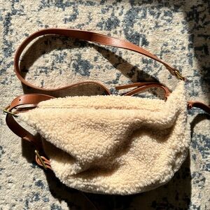 Like New - Madewell (Re)Sourced Sherpa Mini Sling Bag